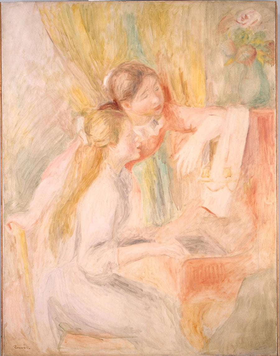 Jeunes filles au piano, version de l’Ermitage, 1892 – Renoir
