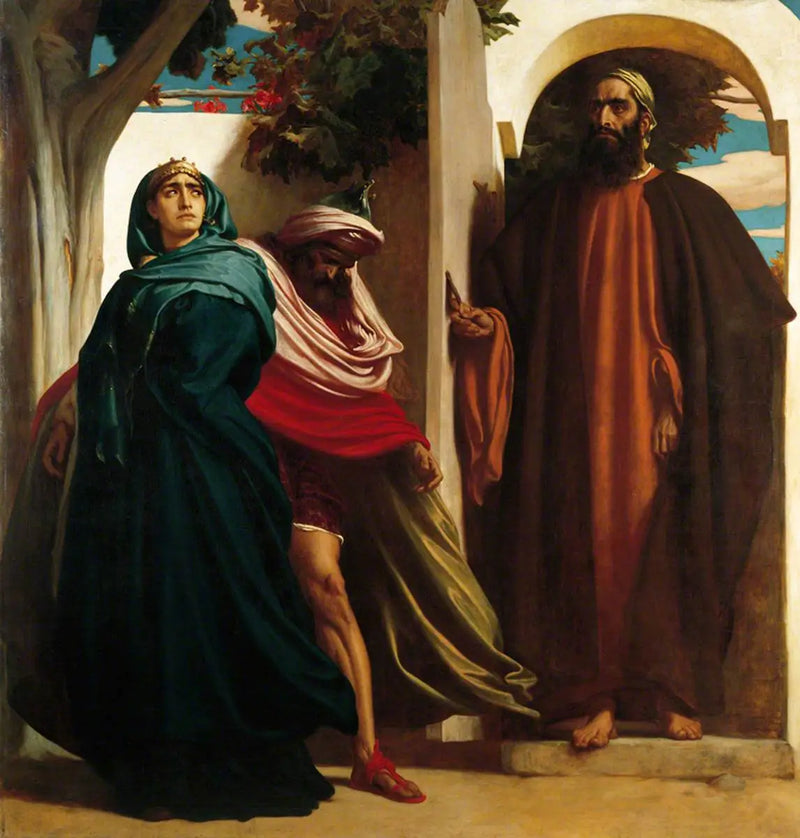 Jézabel et Achab - Frederic Leighton