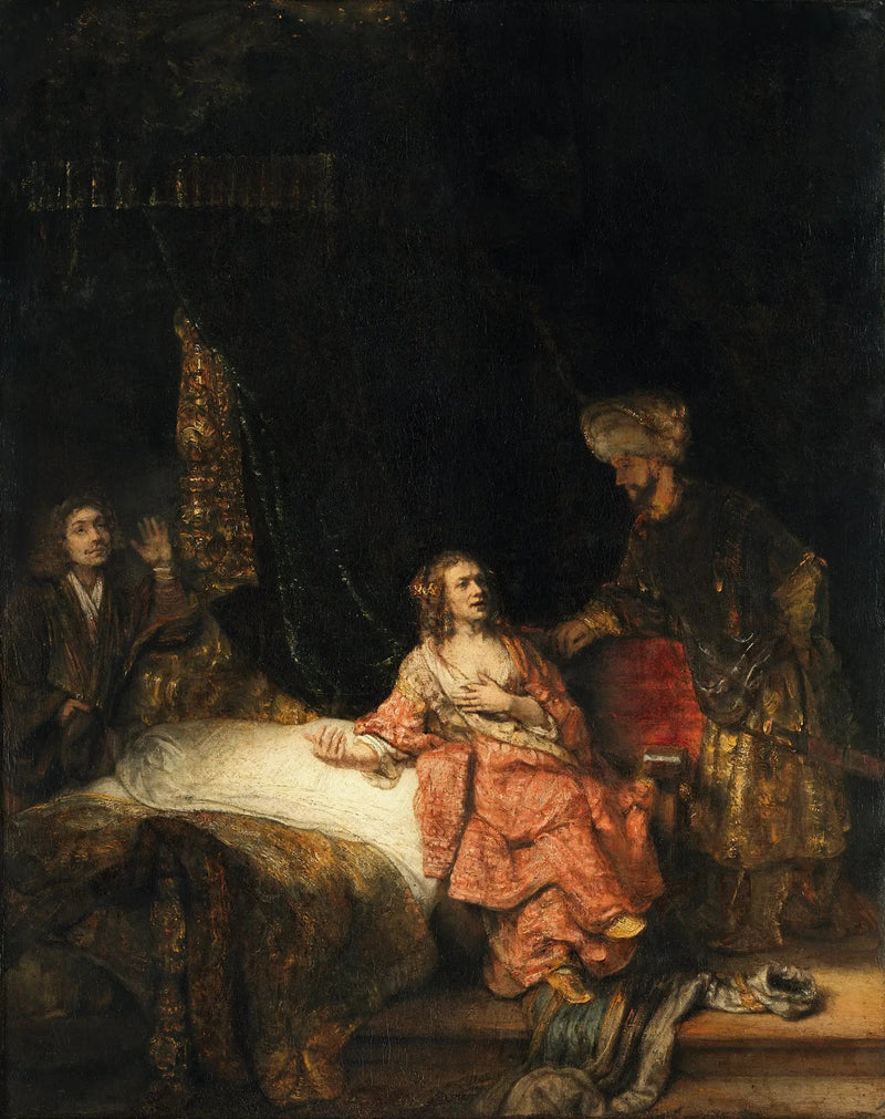 Joseph accusé par la femme de Potiphar - Rembrandt