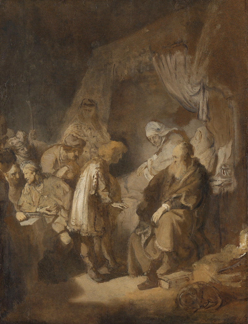 Joseph racontant ses rêves – Rembrandt, 1633