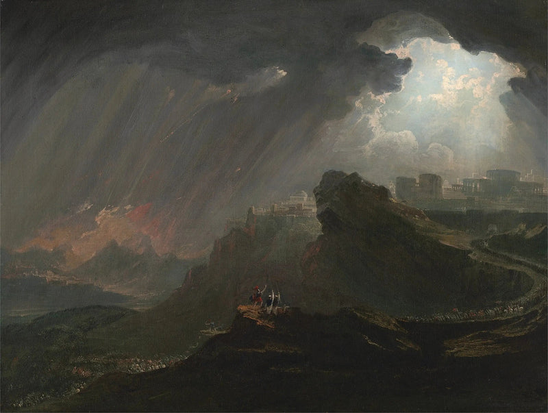 Josué commandant au soleil de s'arrêter - John Martin