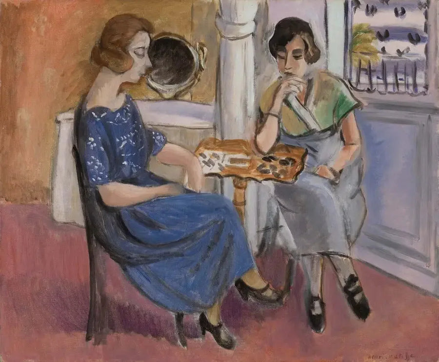 Joueurs de dominos (Les Joueuses de dominos) - Henri Matisse