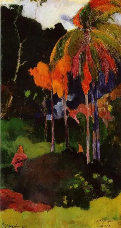 Reproduction du tableau « Jour de provisions I - Paul Gauguin » par Alpha Reproduction en peinture à l’huile