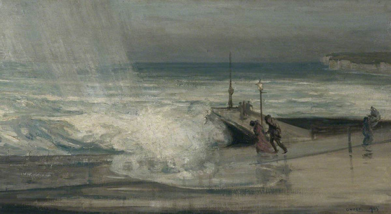 Journée orageuse à Brighton, dans le Sussex de l'Est - Charles Conder