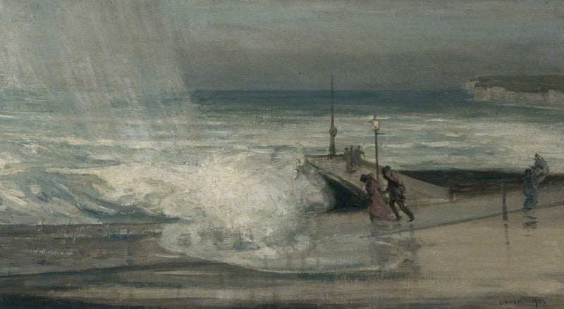 Journée orageuse à Brighton, dans le Sussex de l'Est - Charles Conder