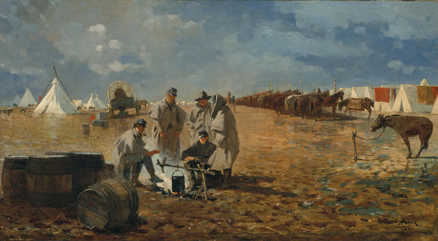 Journée pluvieuse au camp - Winslow Homer