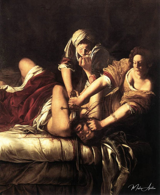 Judith décapitant Holopherne - Artemisia Gentileschi - Reproductions de tableaux et peintures haut de gamme