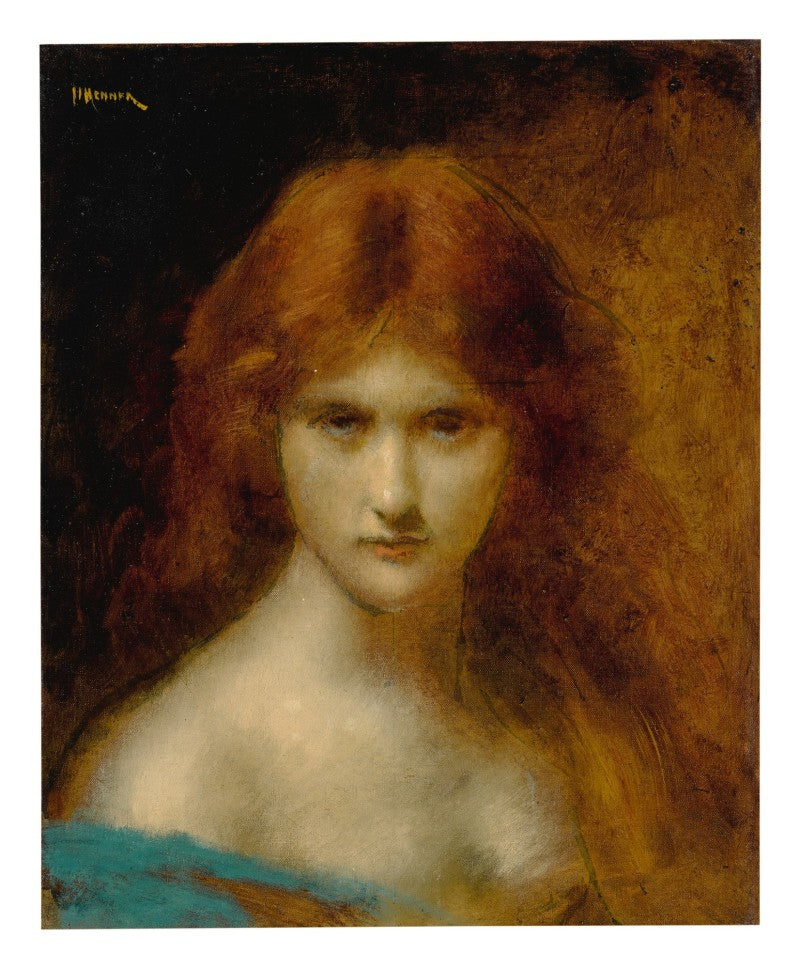 Judith. Petite réplique mi-longueur tournée vers la gauche - Jean-Jacques Henner image 1 copie peinte à la main à l’huile