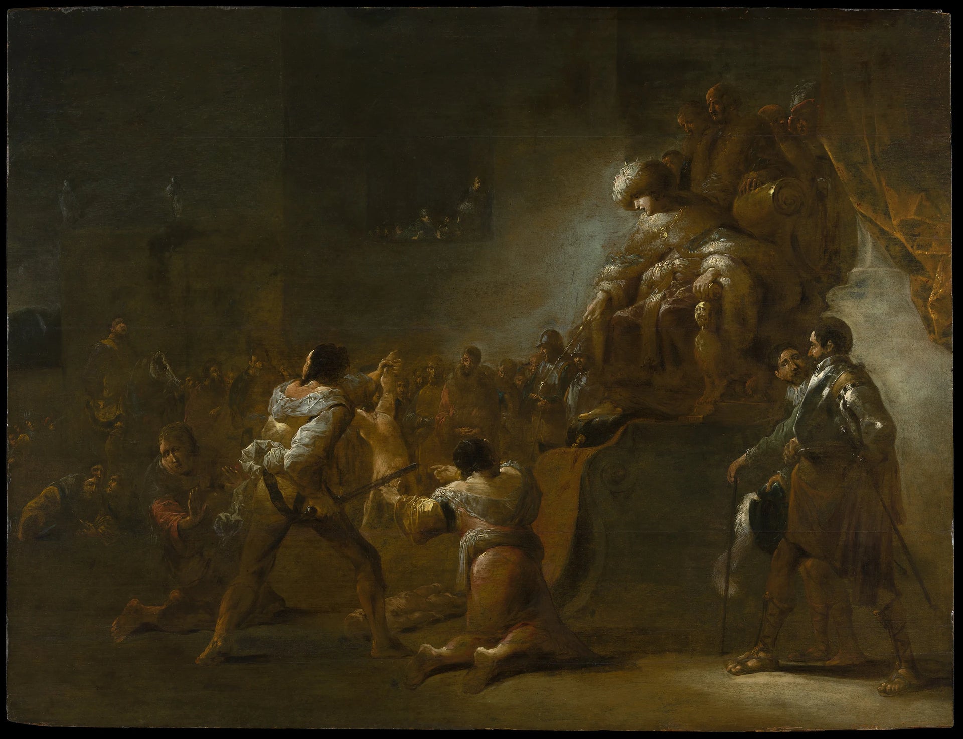 Le Jugement de Salomon - Leonaert Bramer