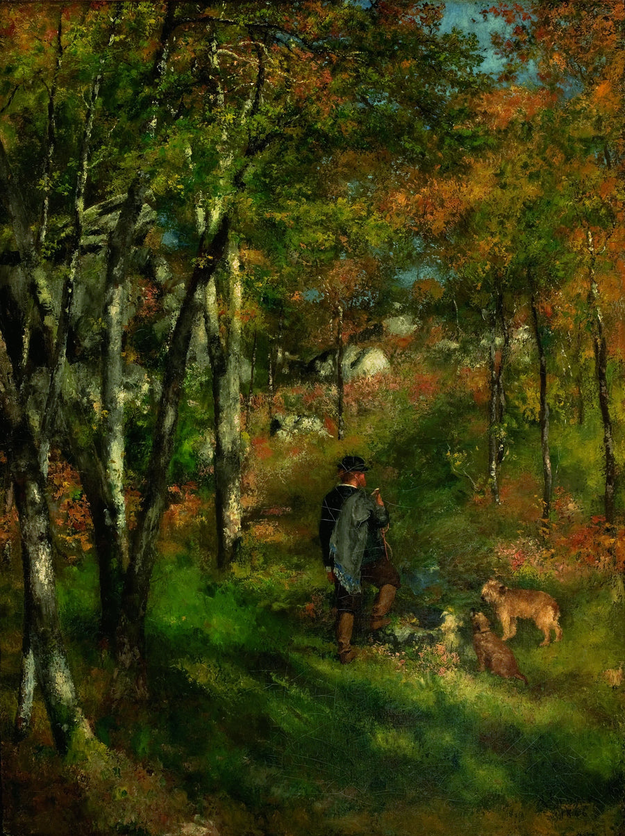 Jules Le Cœur et ses chiens, 1866 – Pierre-Auguste Renoir