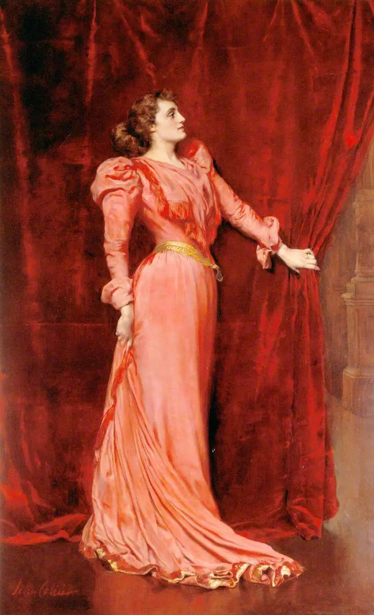 Julia Neilson-Terry (1868-1957), FRAM, dans le rôle de Drusilla Ives dans « The Dancing Girl » - John Collier