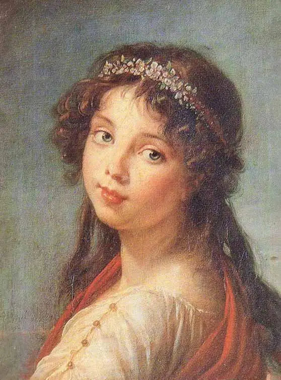 Julie Lebrun regardant par-dessus son épaule - Élisabeth Vigée Le Brun
