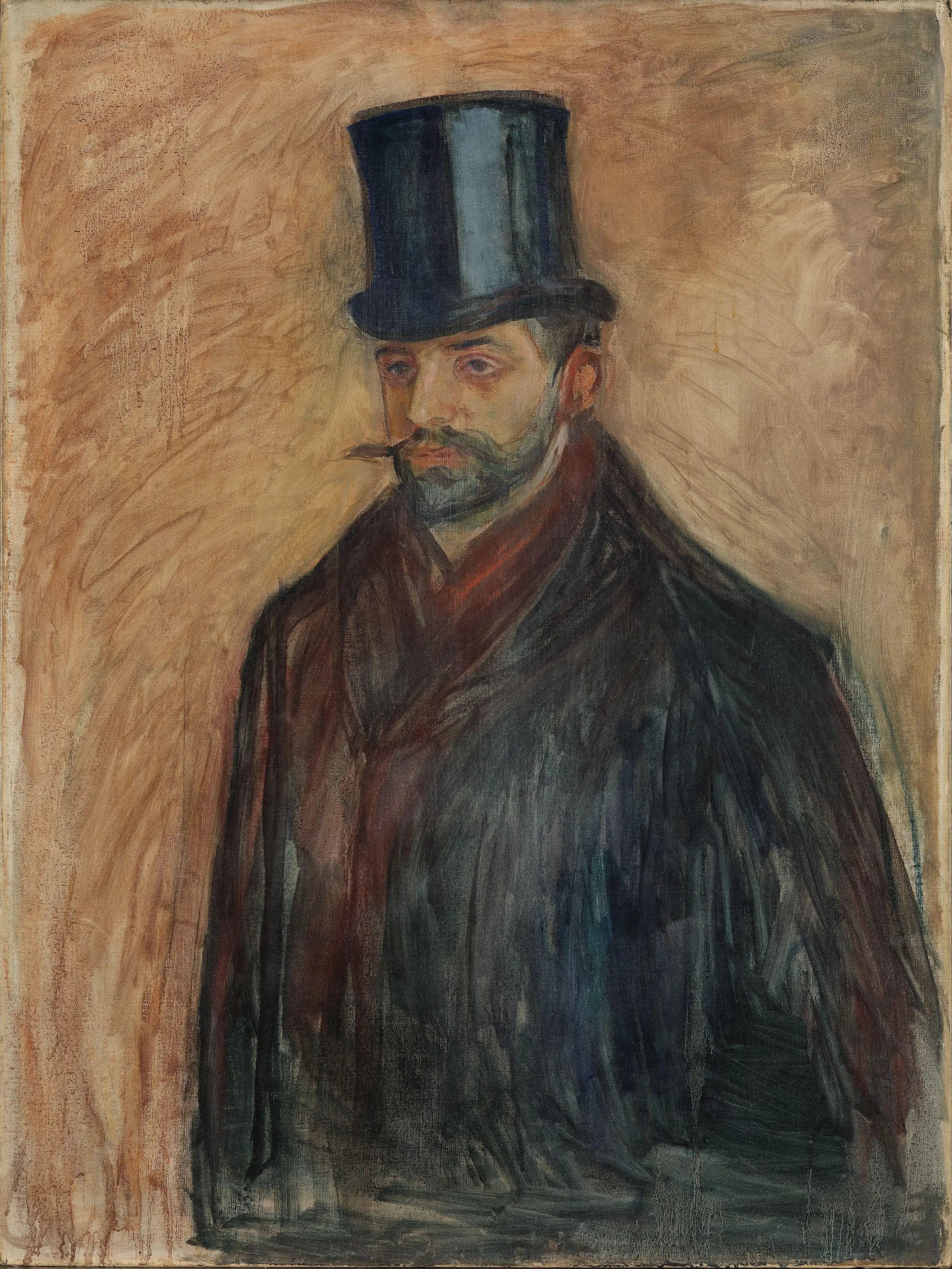 Reproduction du tableau « Julius Meier-Graefe - Edvard Munch » par Alpha Reproduction en peinture à l’huile