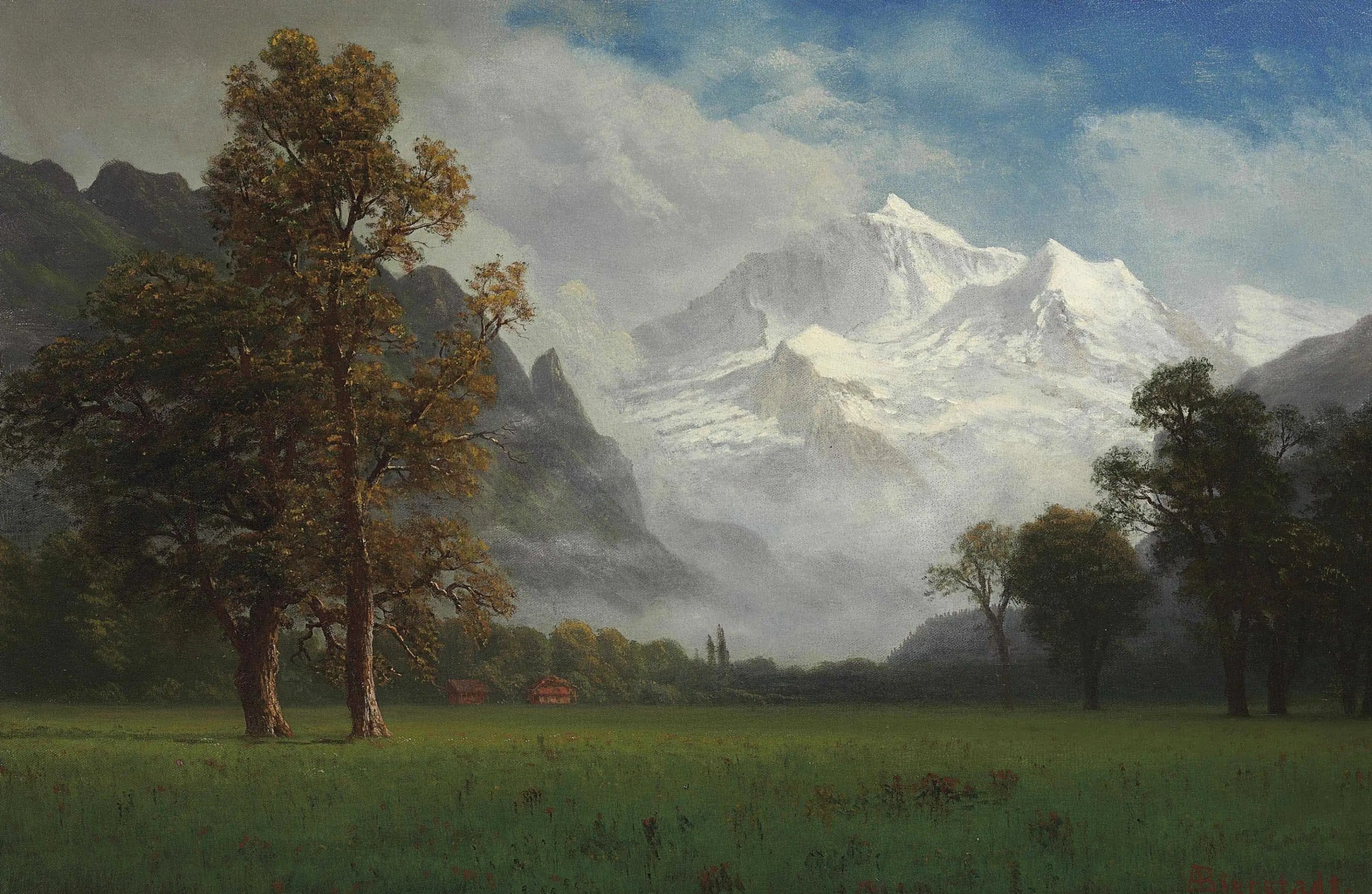 Jungfrau - Albert Bierstadt - Alpha Reproduction