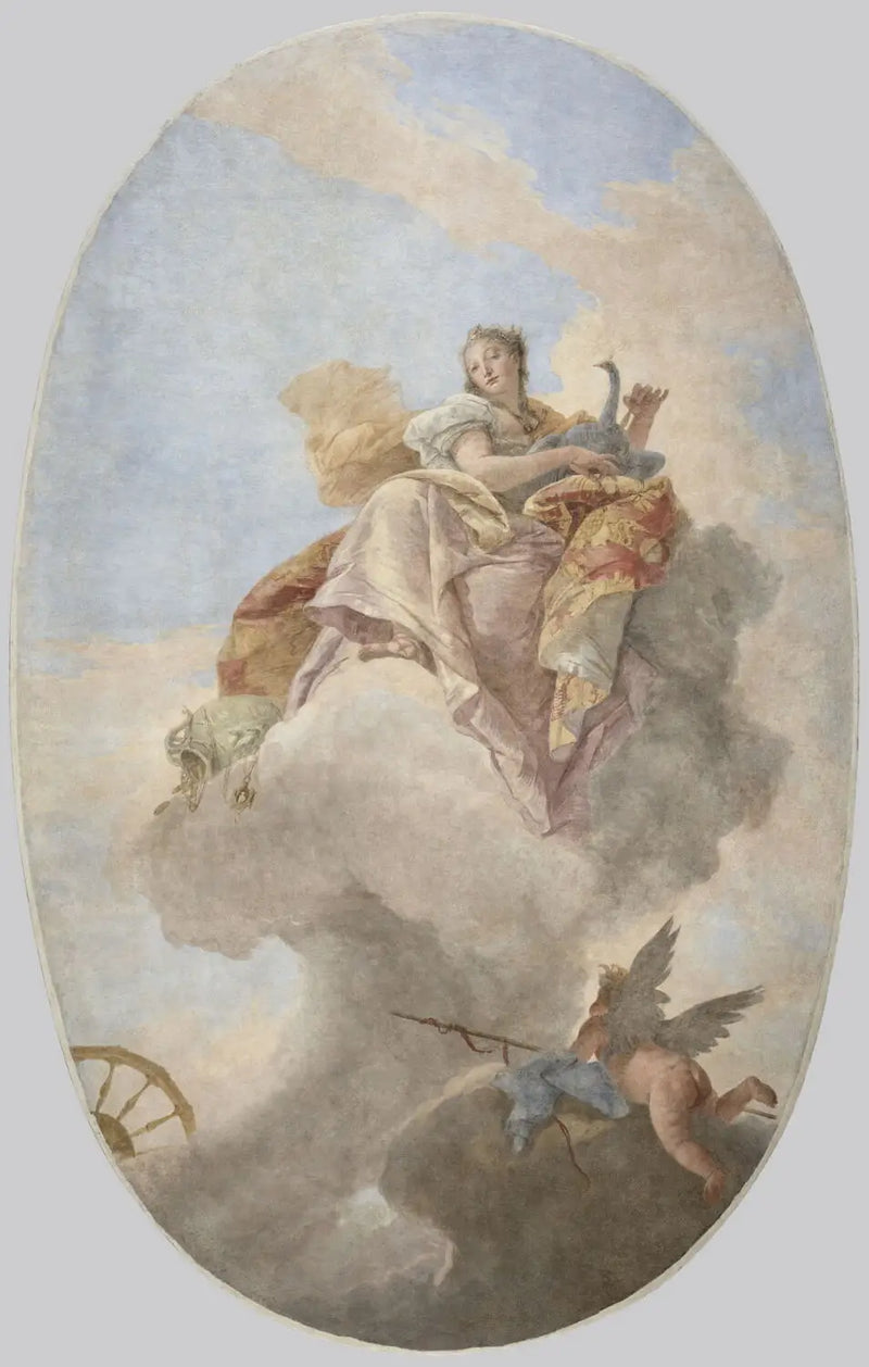Junon au milieu des nuées - Giovanni Battista Tiepolo