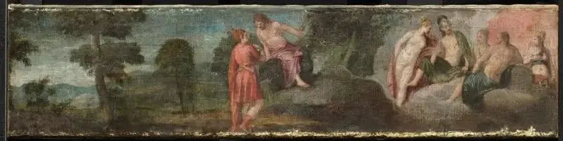 Jupiter avec les dieux et les déesses sur l'Olympe - Paul Véronèse