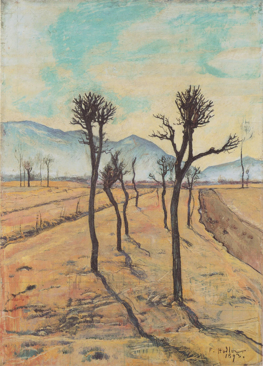 Kahle Bäume im Tessin - Ferdinand Hodler