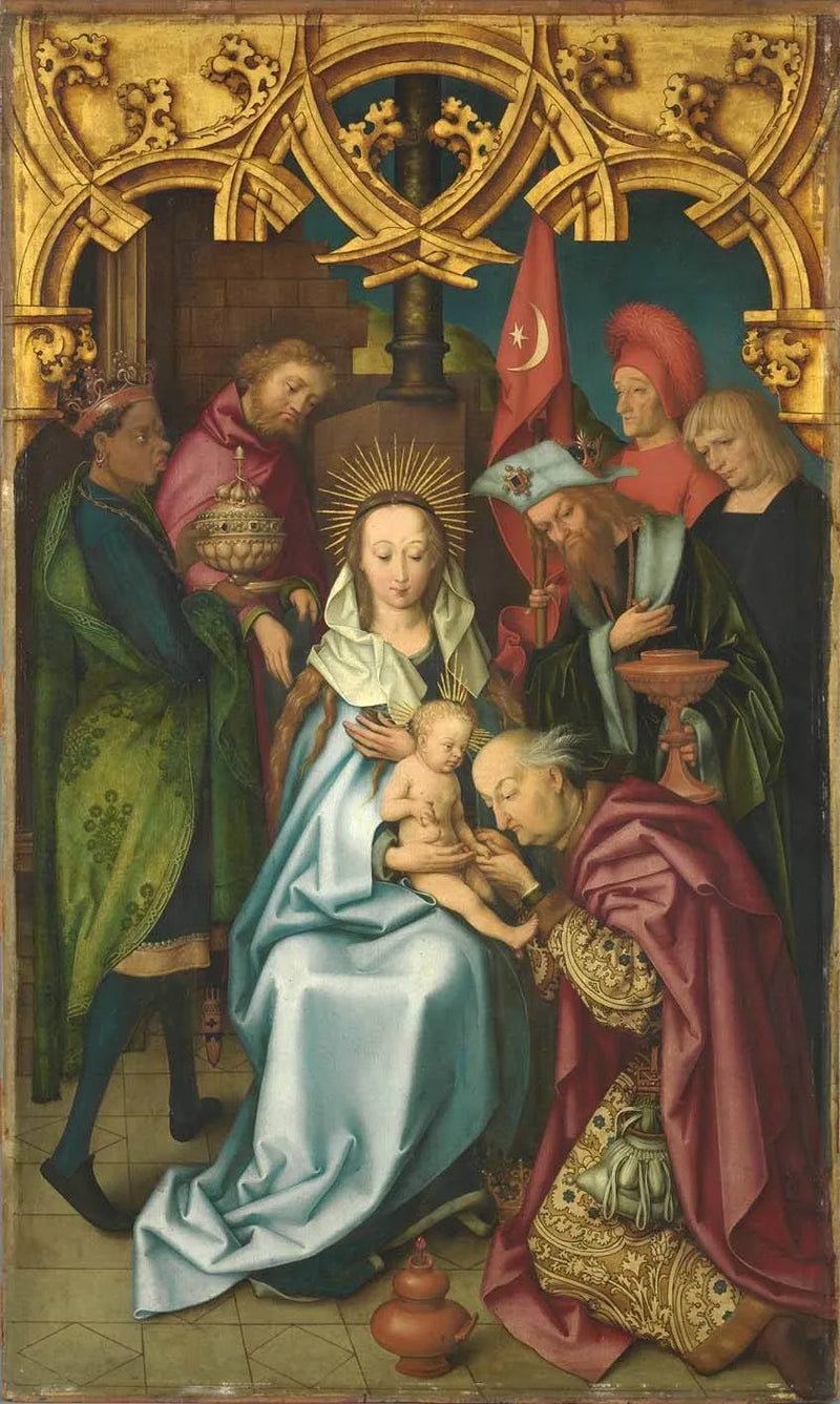 Kaisheimer Altar: Anbetung der Könige - Hans Holbein the Elder