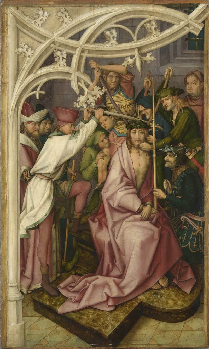 Kaisheimer Altar: Dornenkrönung Christi - Hans Holbein the Elder