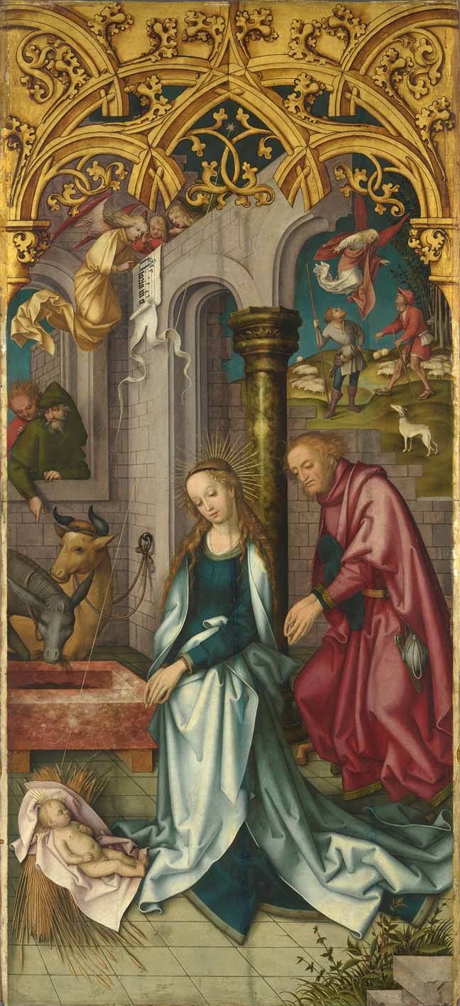 Kaisheimer Altar: Geburt Christi - Hans Holbein the Elder
