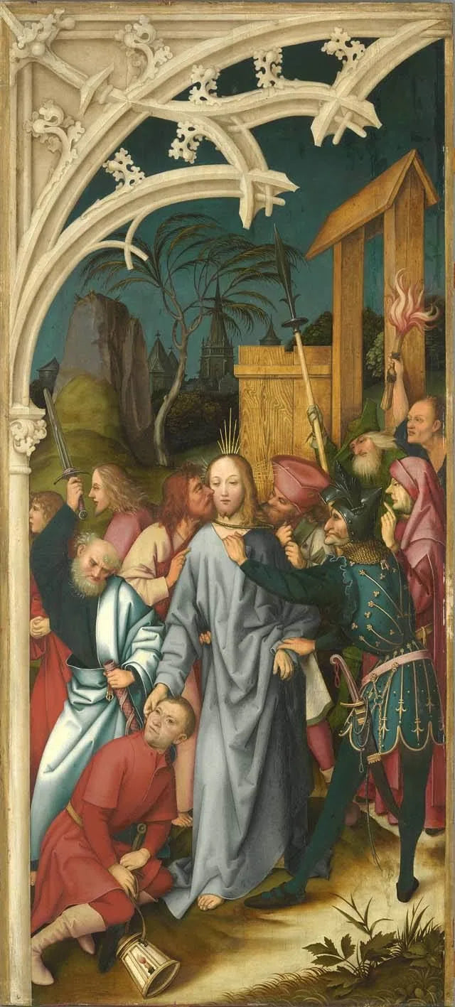 Kaisheimer Altar: Gefangennahme Christi - Hans Holbein the Elder