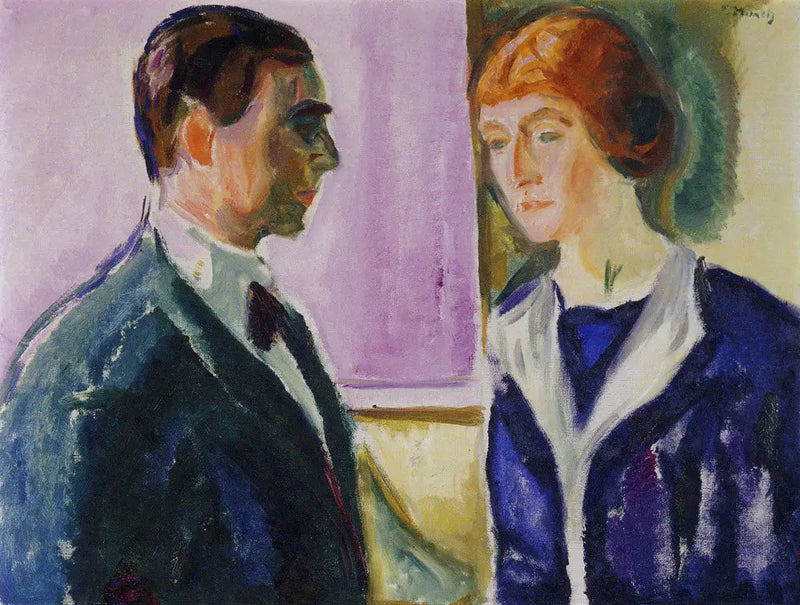 Käte et Hugo Perls - Edvard Munch