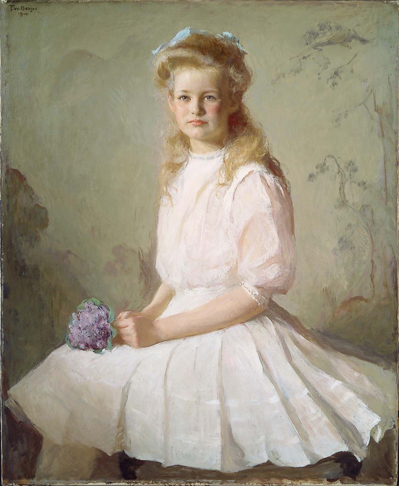 Katharine Gray Dodge - Frank Weston Benson - Alpha Reproduction