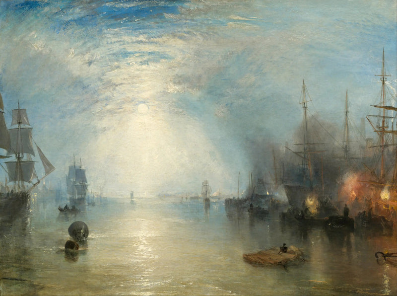 Keelmen Heaving in Coals by Moonlight - J. M. W. Turner