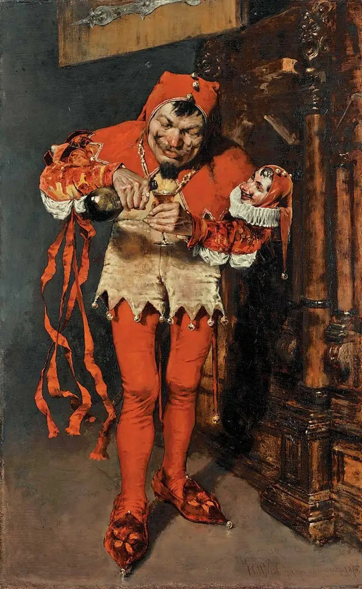 « Keying Up » - Le bouffon de la cour - William Merritt Chase