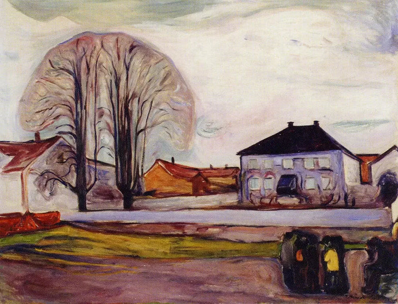 Kiøsterudgården à åsgårdstrand - Edvard Munch