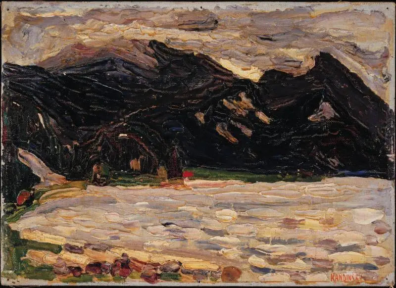 Kochel, lac et Herzogstand - Vassily Kandinsky