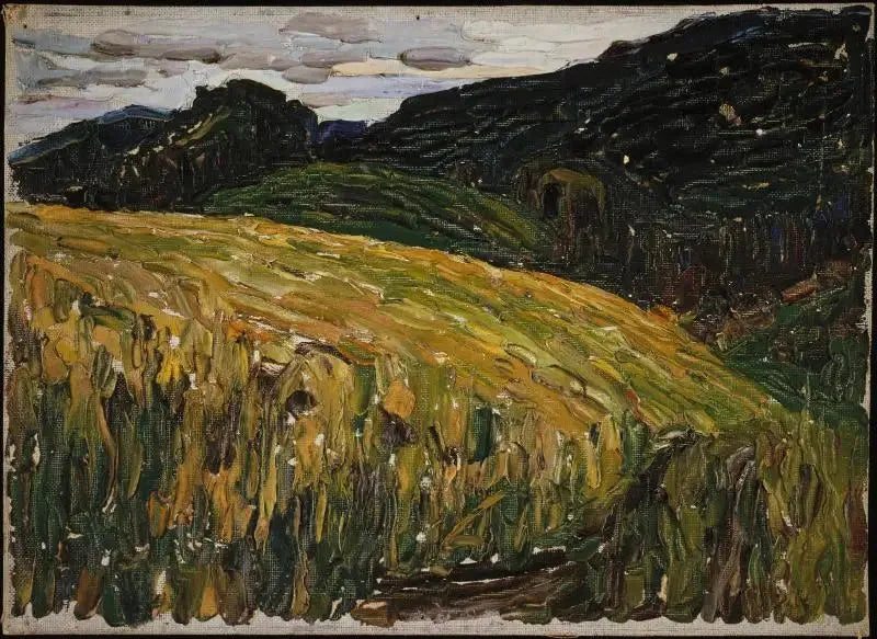 Kochel, prairie de montagne - Vassily Kandinsky image 1 reproduction réalisée par Alpha Reproduction