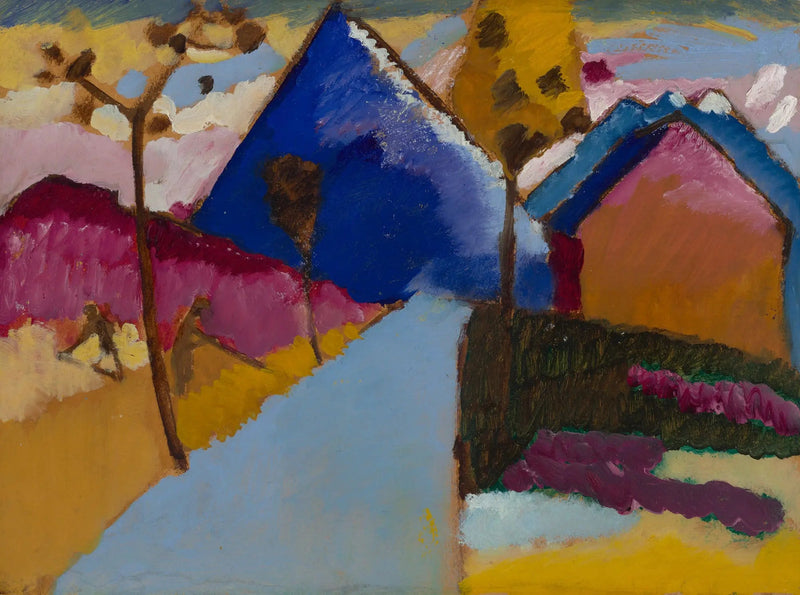 Kochel - Route droite - Vassily Kandinsky