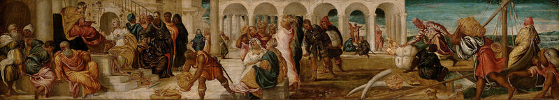 Königin von Saba vor Salomon - Jacopo Tintoretto