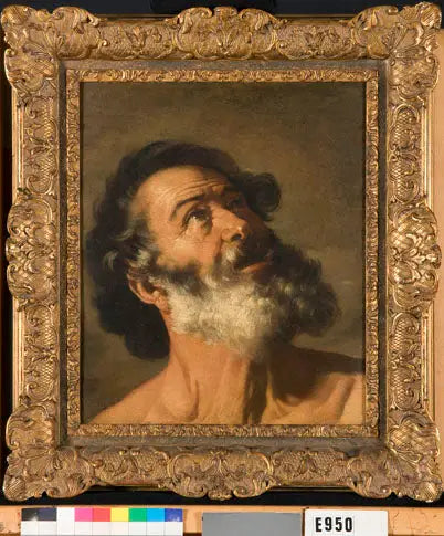 Kop van een oude man (Sint Petrus?) - Guido Reni