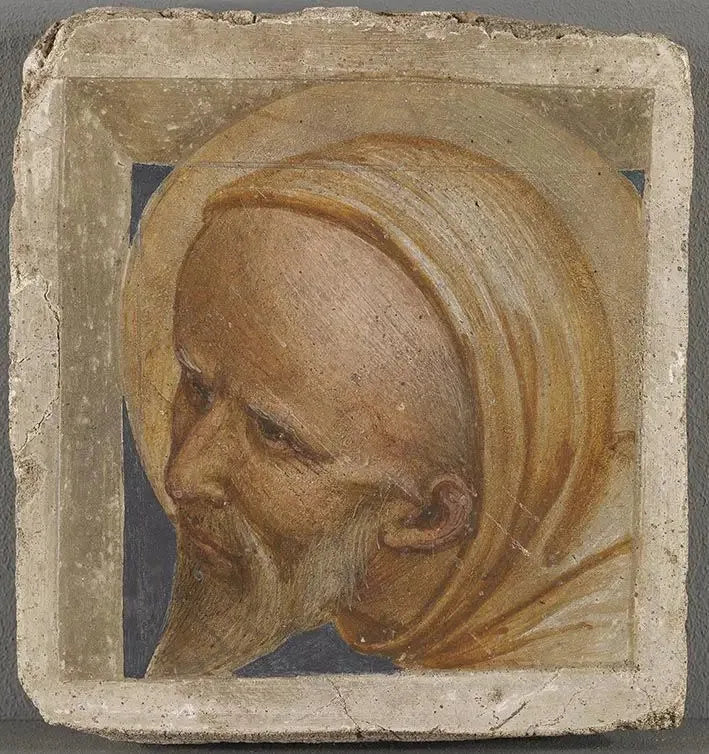 Kopf eines hl. Mönchs - Fra Angelico