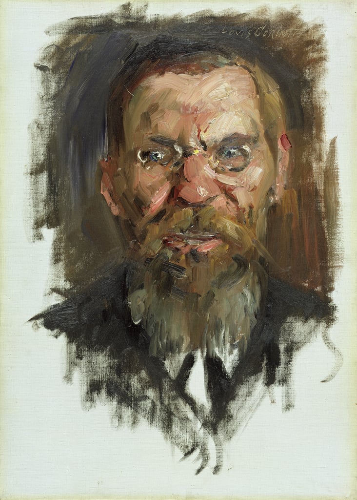 Kopfstudie zum Bildnis Professor Eduard Meyer im Arbeitszimmer - Lovis Corinth