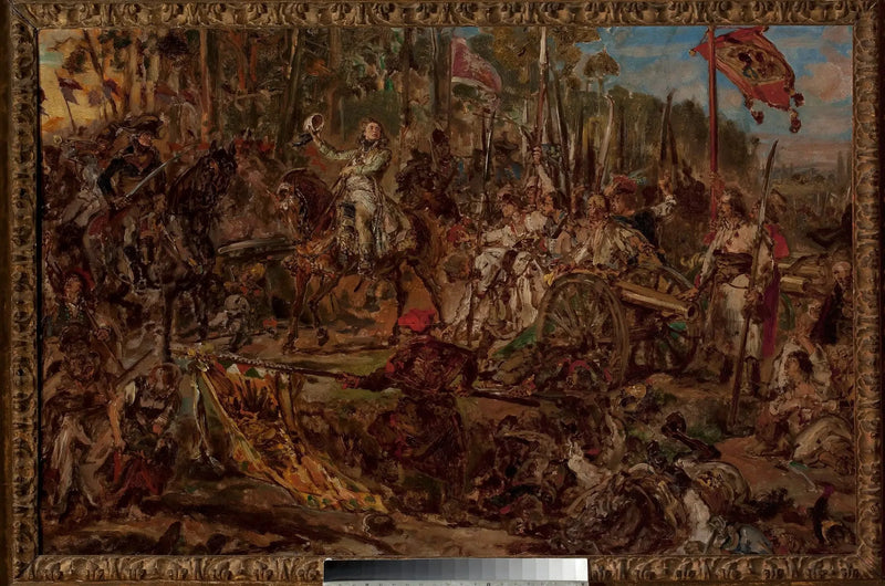Kościuszko à Racławice, croquis - Jan Matejko
