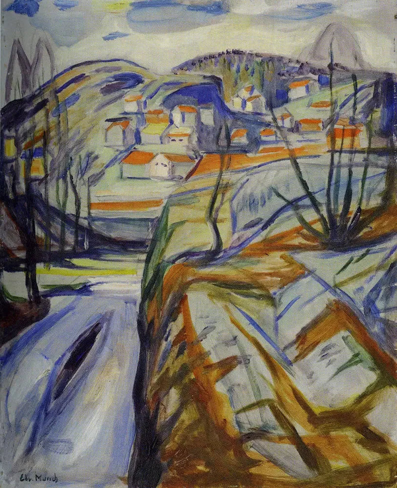 Kragerø au printemps - Edvard Munch