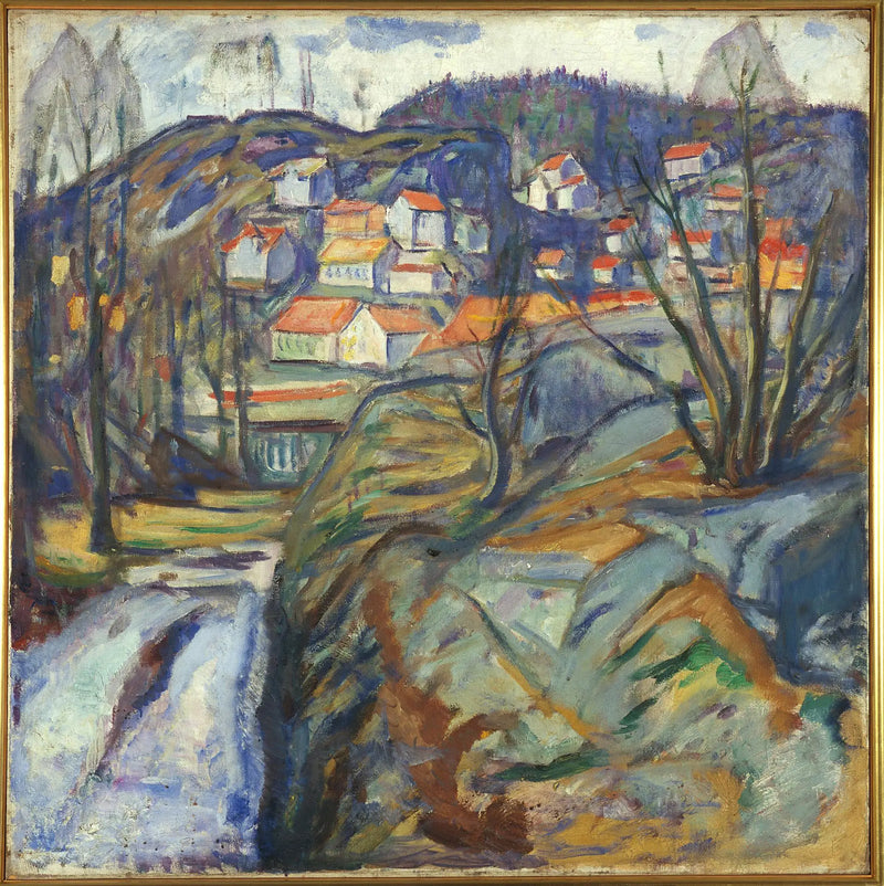 Kragerø au printemps - Edvard Munch