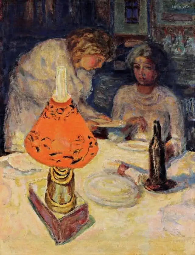L'abat-jour orange - Pierre Bonnard