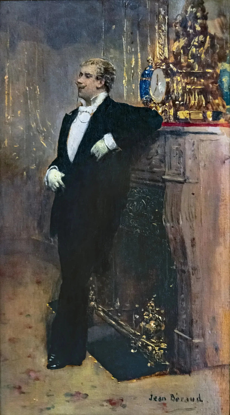 L'acteur Coquelin aîné accoudé - Jean Béraud