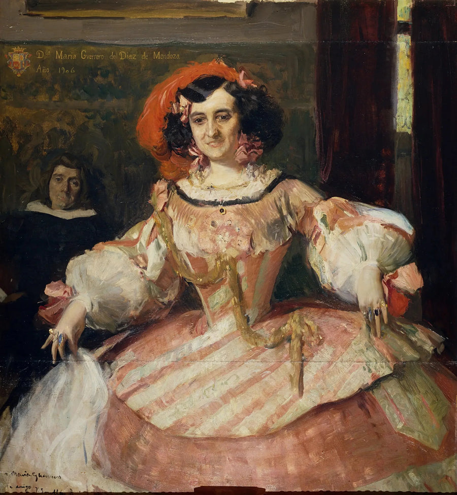 L'actrice María Guerrero comme « La dame boba » - Joaquín Sorolla