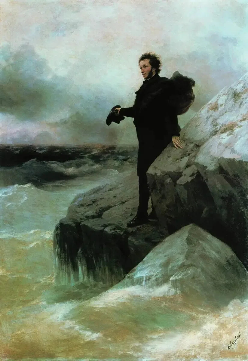 L'Adieu à la mer de Pouchkine - Ivan Aïvazovski