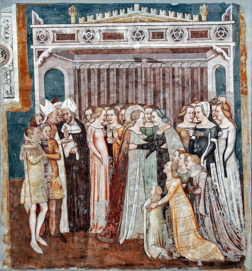 L’adieu d’Ursule à sa mère (Histoires de Sainte Ursule) - Tomaso da Modena - Alpha Reproduction