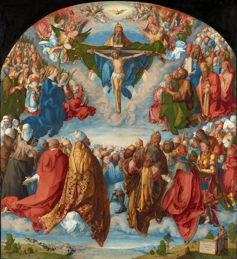L'Adoration de la Sainte Trinité - Albrecht Dürer