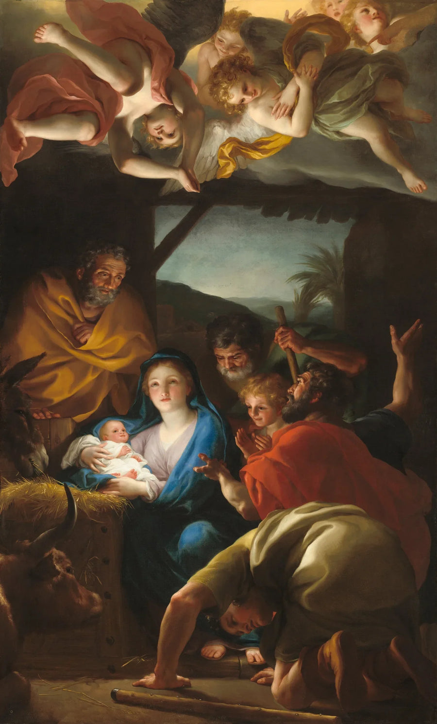 L’Adoration des bergers. - Anton Raphael Mengs