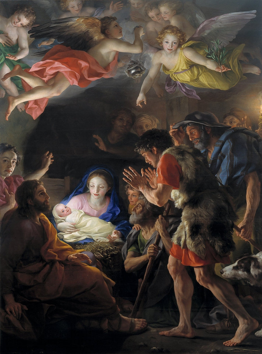 L’Adoration des bergers - Anton Raphael Mengs