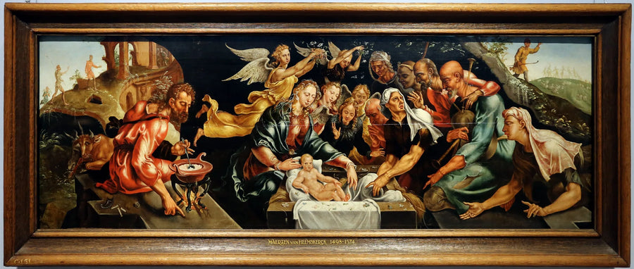 L'adoration des bergers avec Salomé - Maarten van Heemskerck