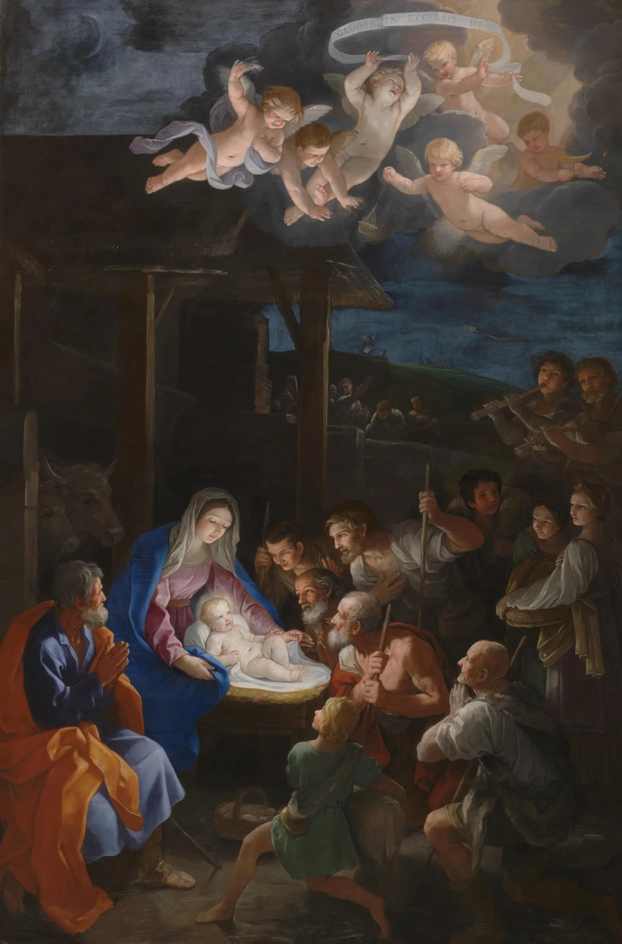 L'Adoration des bergers - Guido Reni